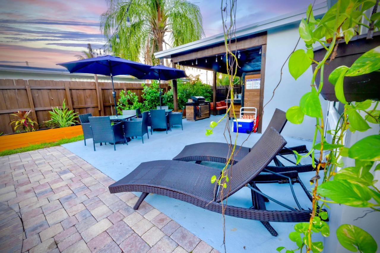 Private Heated Pool Oasis Pet-Friendly Retreat Short Or Long Stays Sleeps 2-8 Ppl Pompano Beach Kültér fotó